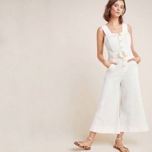Anthropologie Sweetheart neckline jumpsuit. Size 2